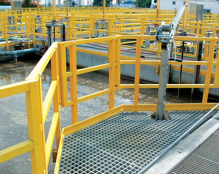GRP products for wastewater treatment plants