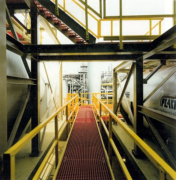 workplace safety with GRP flooring