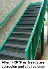 FRP stair treads