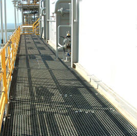 Fibreglass grating