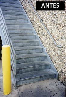 escaleras de metal