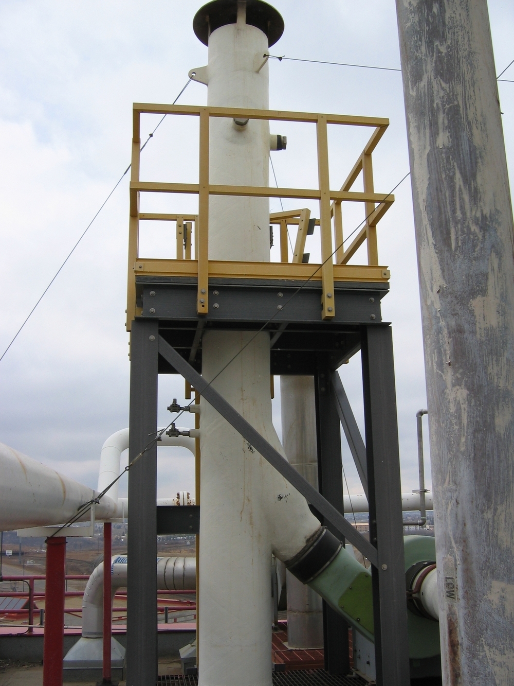 Chemical company using a Dynarail handrail