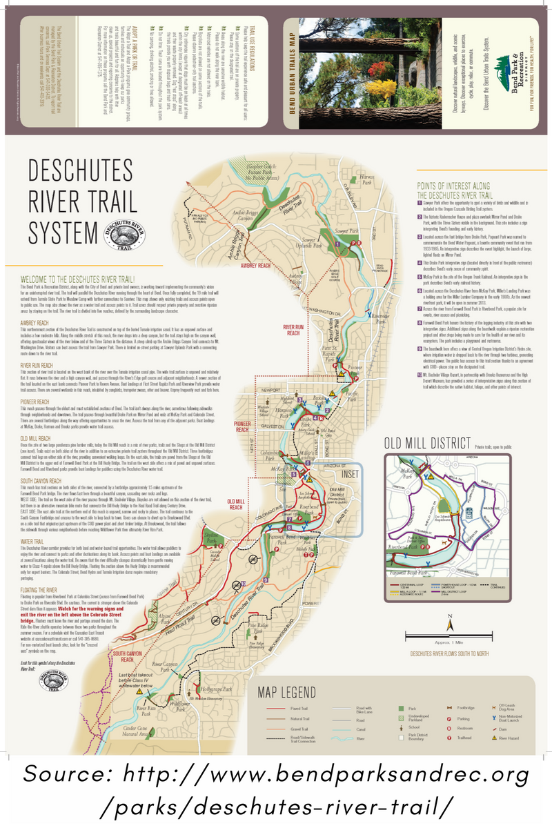 Why Would You Put a Boardwalk in - Deschutes River Trail System Map 
