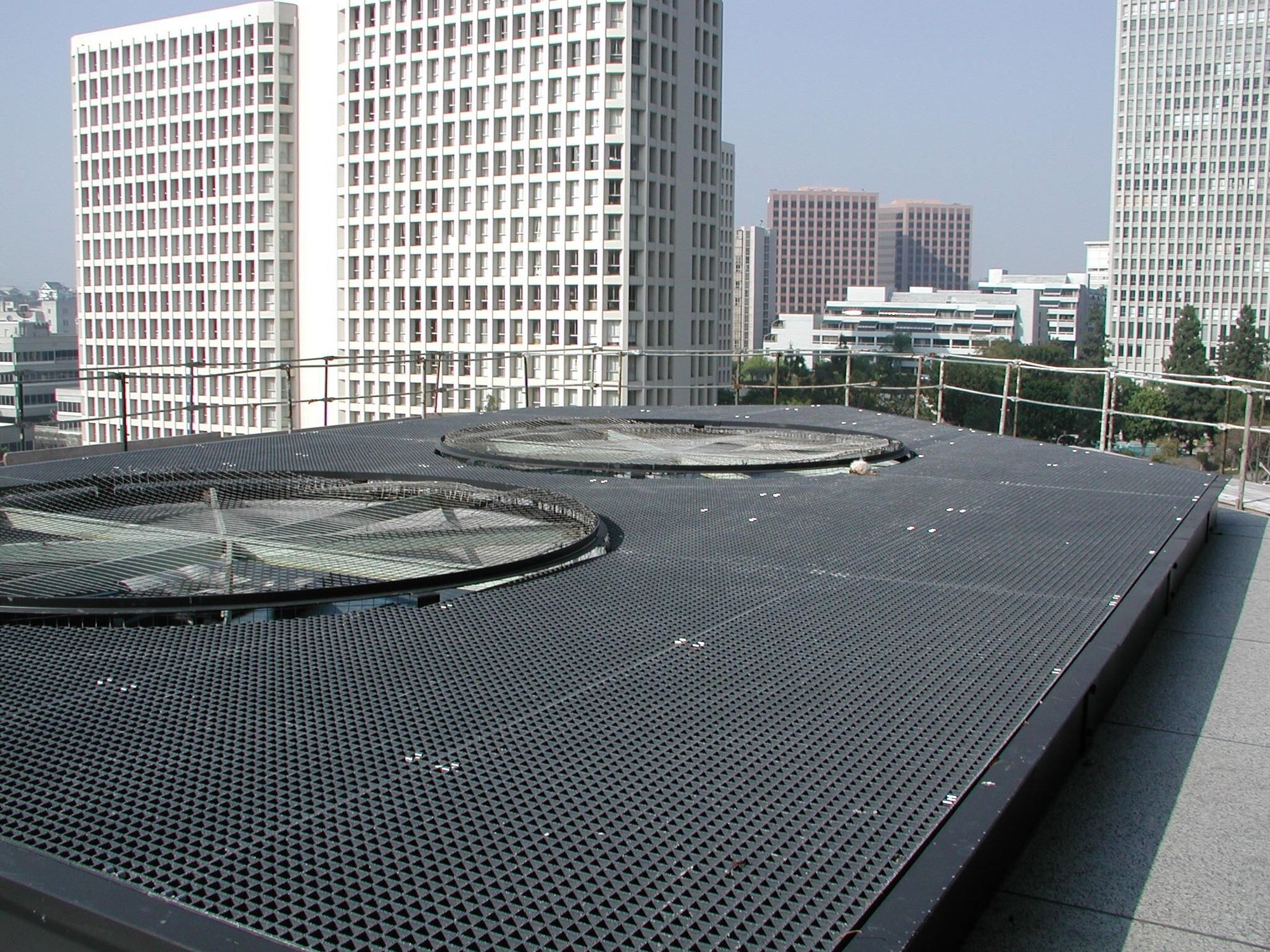 Frp rooftop walkway fan deck