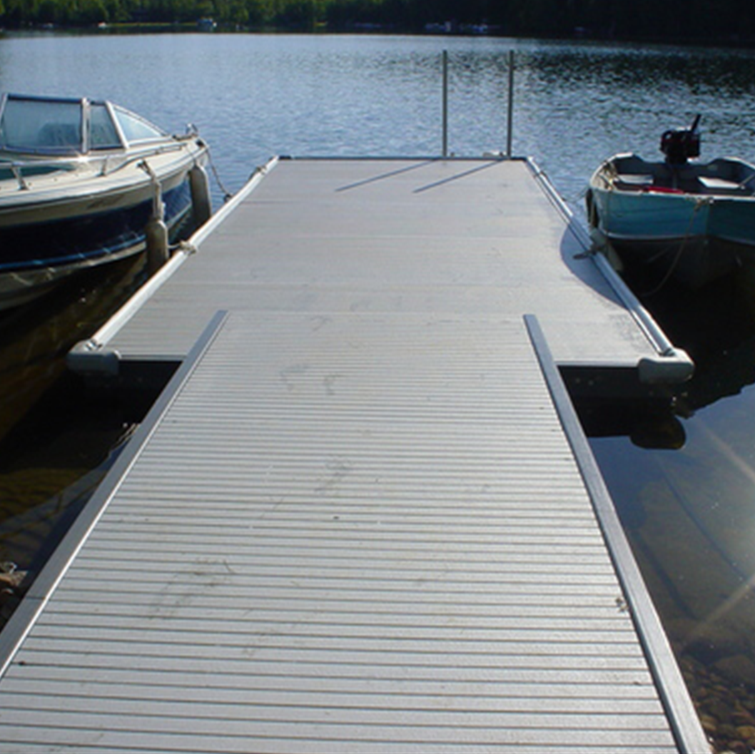 FRP pultruded grating boat dock