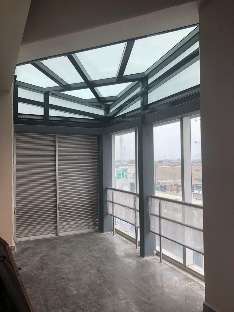 Metro Station Rooftop Window Structural Fiberglass Shapes