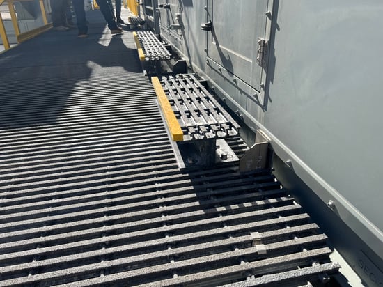 non-conductive frp, frp platforms, frp stairs, stair solutions