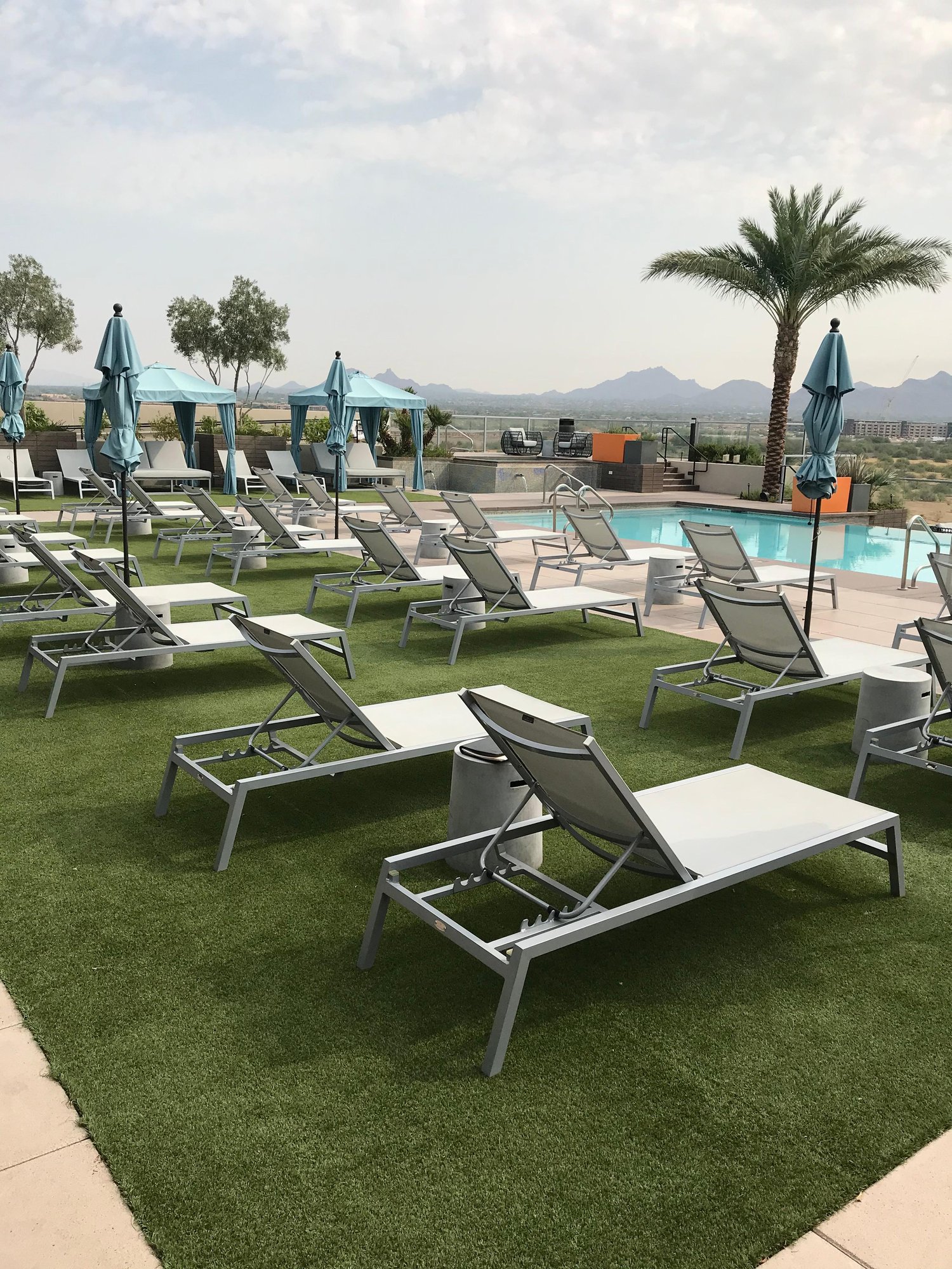 Multi-family residential frp pool grating