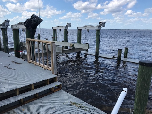 FRP Dock Survives Hurricane Irma