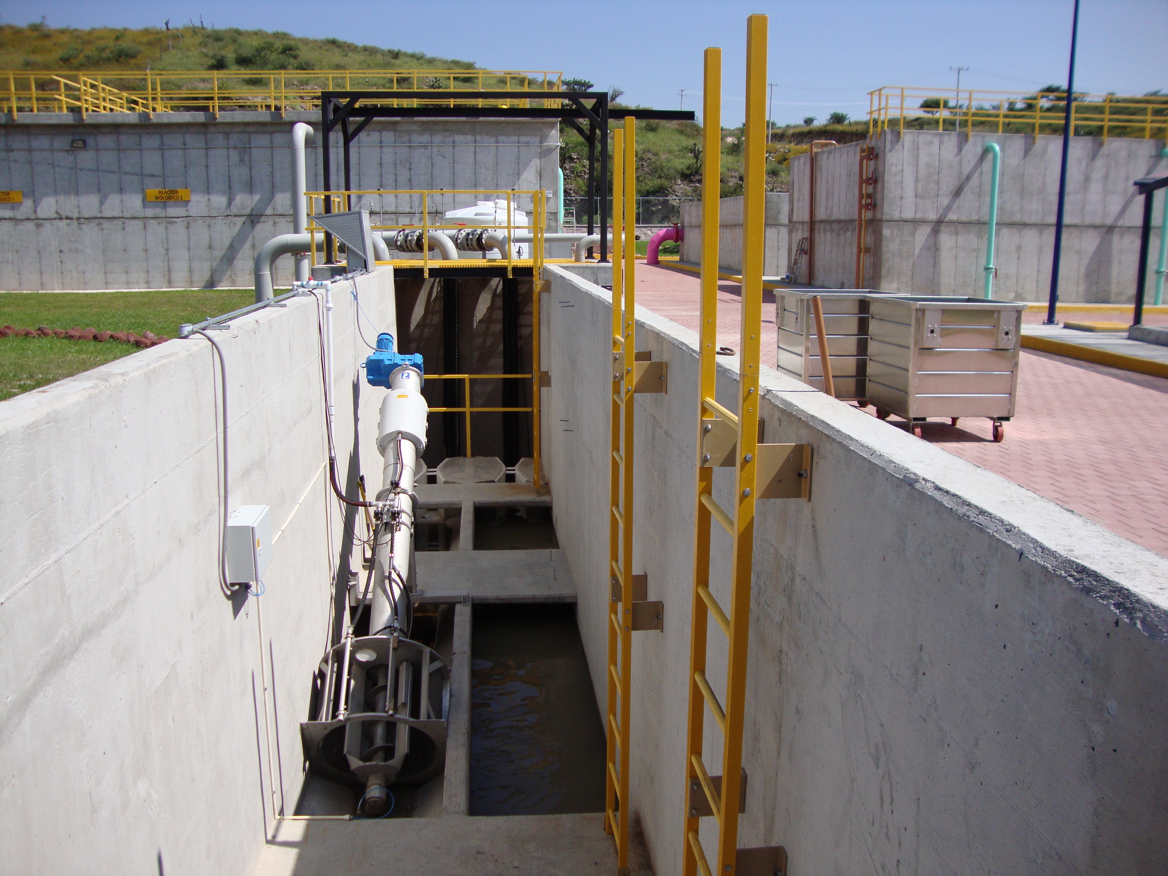 Walk Through Ladder Waste Water Treatment Plant