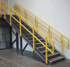 fibergrate industrial handrail systems