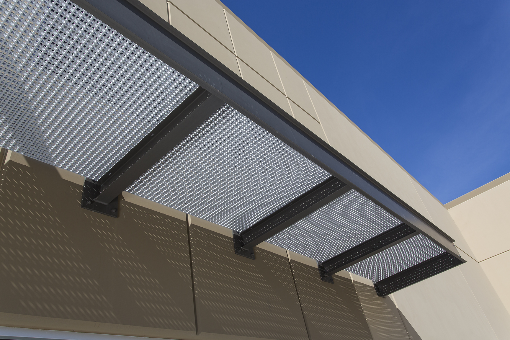 FRP alternative to metal shade structure