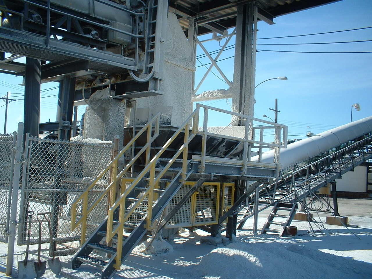 Chemical plant FRP industrial stair treads